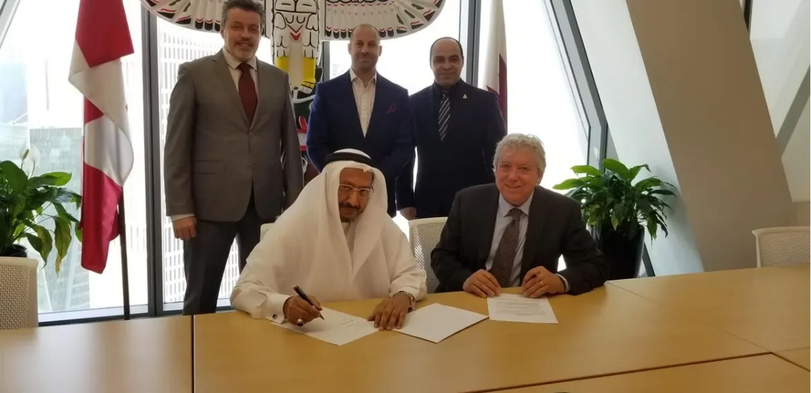 Signature de partenariat Canada-Qatar